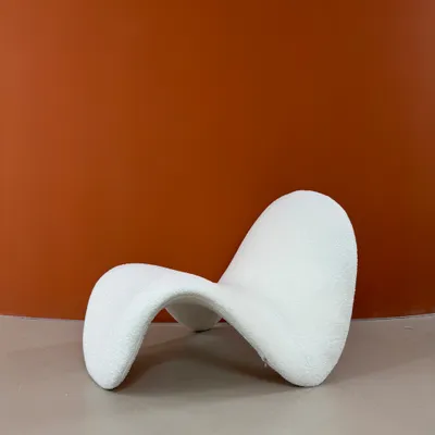 Produktbild von 360Home Weißer Einzelsessel Relaxsessel modern sessel sofa Zungenform