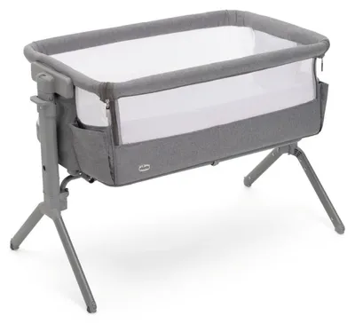 Immagine prodotto di Lettino Chicco Next2Me Armonia con funzione di letto aggiuntivo, modello Steel