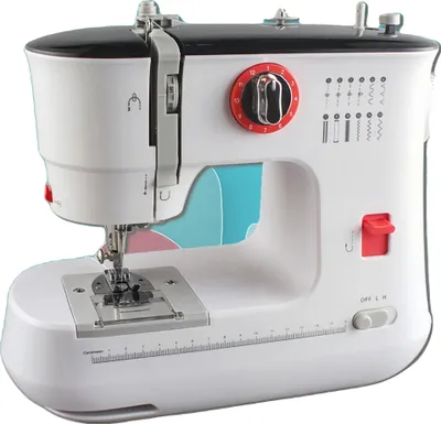 Obrázok produktu pre Mini elektrický šijací stroj, 12 typov stehov, nastaviteľná rýchlosť, ľahký a prenosný