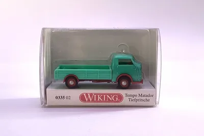 Produktbild von Wiking 033502 Tempo Matador Tiefpritsche türkis Maßstab 1:87 Modellauto