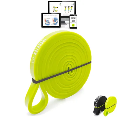 Produktbild von KALAHARI Widerstandsband mit e-Book Übungen – Fitnessbänder für Krafttraining, Klimmzug, Calisthenics - Resistance Bands, Klimmzughilfe Band