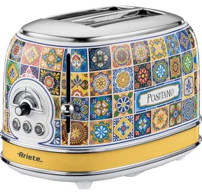 Produktbild von Ariete 2-Schlitz-Toaster Positano, (810 Watt, für 2 Scheiben Toast)