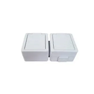 Immagine prodotto di Presa doppia VDT IP44 GNT-6J bianco