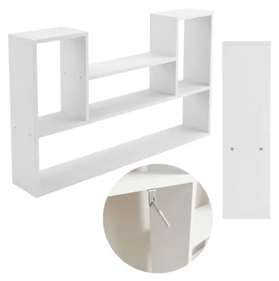 Obrázek produktu pro Nástěnný regál TALO, 100 x 60 x 16 cm, bílý