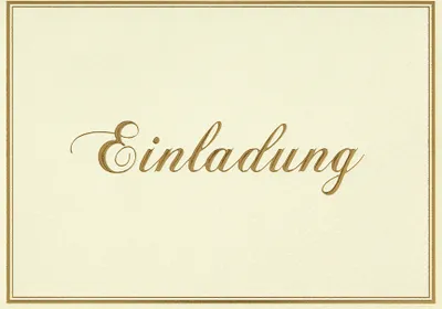 Produktbild von Einladung  Mehrstückpackung  5 Einladungskarten im Format 105x145cm mi