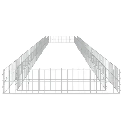 Immagine prodotto di Gabbione Letto Rialzato in Acciaio Zincato 600x100x20 cm
