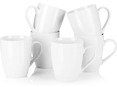 Productafbeelding van Koffiekopjes, porselein, 6-delig. Koffiekopjes en theekopjes, set van 6