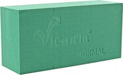 Zdjęcie produktu dla Gąbka florystyczna mokra Victoria Floral 1 szt. – do kwiatów ciętych