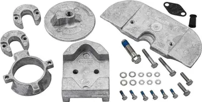 Produktbild von Quicksilver Aluminium Anodensatz Für Alpha One Gen Ii Silber Silber One Size