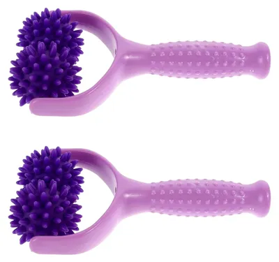 Produktbild von 2 Stück Y-förmiger Massagestab mit Noppen für manuelle Selbstmassage