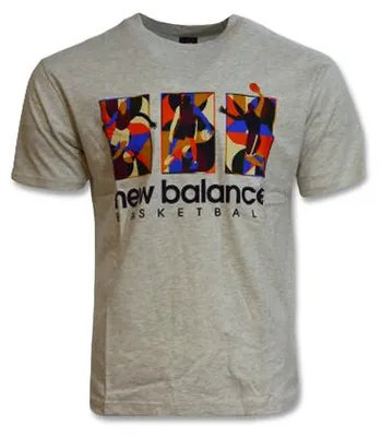 Produktbild von New Balance Hoops Classics T-shirt - MT23587 SAH