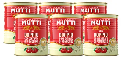 Produktbild von Mutti Tomatenpüree doppelt konzentriert, 6 x 880 g – intensiver Geschmack