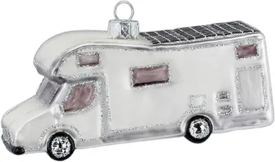 Produktbild von Christbaumschmuck Camper Glas 7 cm