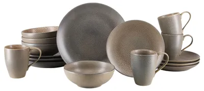Produktbild von CreaTable, 25135, Sierra Nevada Rocca, Kombiservice 16-tlg, Steinzeug