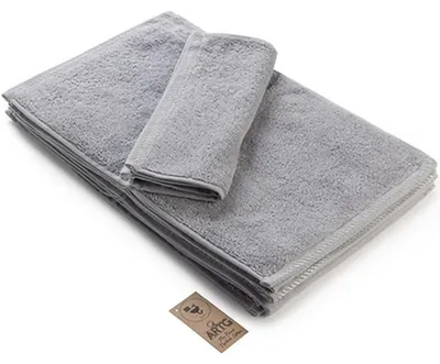 Produktbild von A&R 005.50 | Gästetuch Guest Towel / 30 x 50 cm - Farbe: Light Grey - Größe: 30 x 50 cm