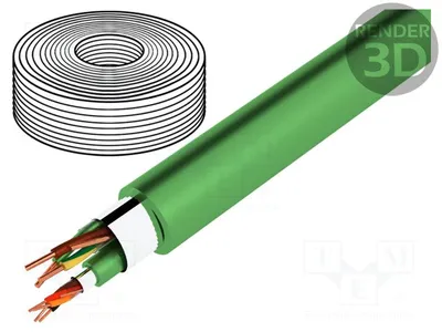 Zdjęcie produktu dla Kable; systemy EiB/KNX, PROFIBUS, systemy klimatyzacji; 2x2x0,8mm² + 3x1,5mm² 2170242 – kabel do magistrali danych, przeznaczony do automatyki budynkowej
