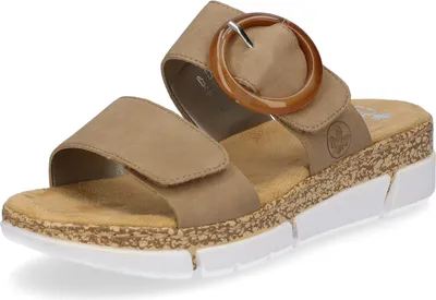 Produktbild von Rieker Damen Pantolette beige sand