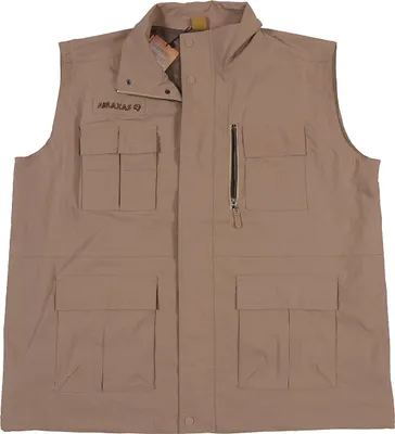 Zdjęcie produktu dla Oversize świetna kamizelka outdoorowa funkcjonalna kamizelka ABRAXAS beżowa 3XL