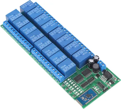 Obrázok produktu pre DC 12V 16-kanálová Bluetooth reléová doska Bezdrôtový diaľkový ovládač pre telefón s Androidom