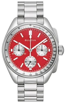 Produktbild von Bulova Herren Armbanduhr 96K115 LUNAR PILOT Chronograph Edelstahl mit Wechselband