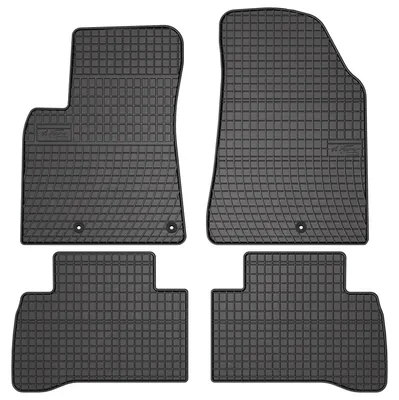 Produktbild von Gummi-Fußmatten für Kia Niro I 2016-2022 (Crossover) – 4-tlg, Schwarz, passgenau – Wielganizator SolidPRO