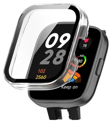 Produktbild von Full Coverage Electroplating TPU Watch Case Transparent für Xiaomi Redmi Watch3