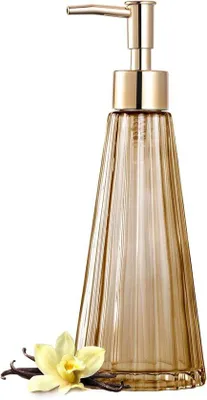 Immagine prodotto di Elegante dispenser di sapone in vetro marrone