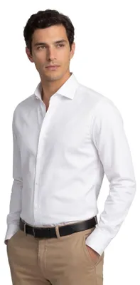 Immagine prodotto di Camicia Seidensticker regular bianca monocolore 100% cotone