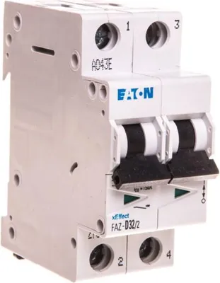 Produktbild von Leitungsschutzschalter 2P D 32A AC FAZ D32/2 278786