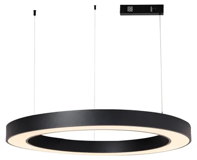 Zdjęcie produktu dla Immax NEO PASTEL SLIM Smart – lampa wisząca 95 x 7 cm, 68 W, czarna, Zigbee 3.0