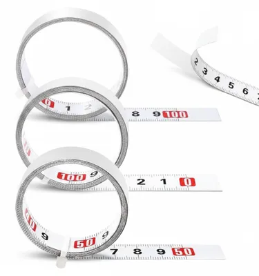 Produktbild von InAndOutdoorMatch - Selbstklebendes Maßband - 1 Meter - Metrisch, KI-generiertes Bild