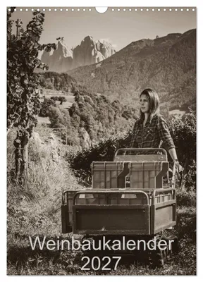 Produktbild von Weinbaukalender 2027 (Wandkalender 2027 DIN A3 hoch), CALVENDO Monatskalender