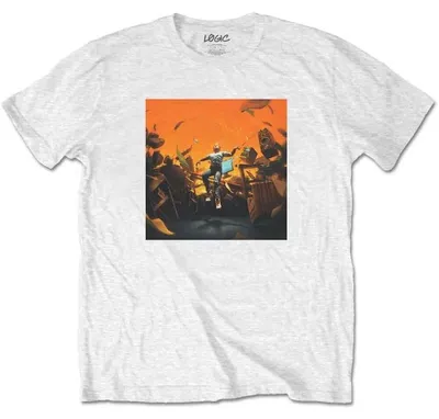 Obrázek produktu pro Logic No Pressure (Back Print) White M Tričko