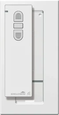 Obrázek produktu pro Schellenberg 20021 Ruční vysílač, pro otevírání garážových vrat de, dálkové ovládání, 1 kanál, barva bílá