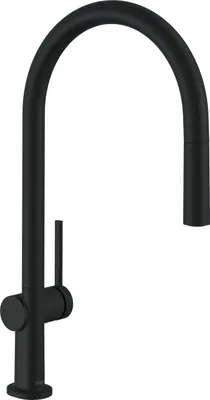 Zdjęcie produktu dla Hansgrohe M54 - Bateria umywalkowa Talis z wyciąganą wylewką, sBox, czarny mat 72803670