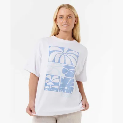 Produktbild von Rip Curl Oceanic Heritage T-Shirt, optisch weiß, Größe S