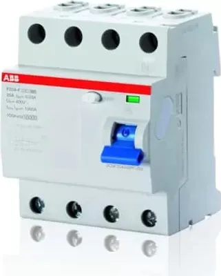 Immagine prodotto di Contatto Stotz F204 F-25/0,03, interruttore differenziale 4 poli, tipo F, 25 A, 30 mA, 2CSF204325R1250