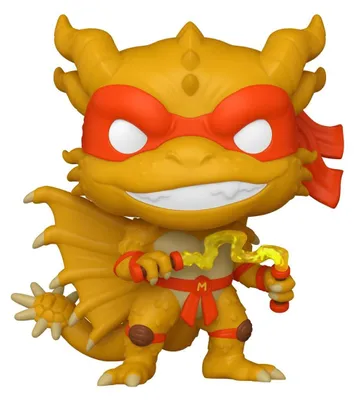 Obrázek produktu pro Godzilla x Želvy POP! Animovaná vinylová figurka Michelangelo X Ghidorah 9 cm
