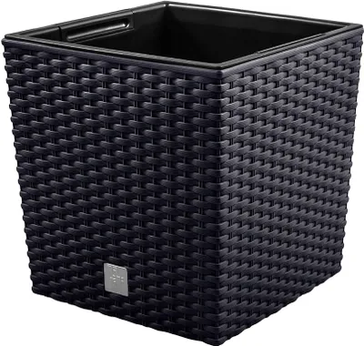 Produktbild von Prosperplast Rato 32x32x32.5 Cm Blumentopf Silber  Silber One Size