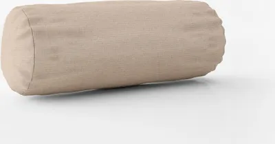Produktbild von SCHÖNER LEBEN. Kissenhülle Waffelrelief Kästchenstruktur uni natur Größe 15x40cm (ØxB) Nackenrolle 15x40cm (ØxB) Nackenrolle Größe