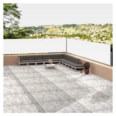 Produktbild von Ausziehbare Seitenmarkise Creme 117x1200 cm für den Außenbereich, Gärten und Innenhöfe