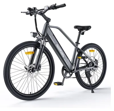 Produktbild von HillMiles MileTrail 1 Elektrofahrrad - Akku 36V13Ah 26" Reifen Hydraulische Bremsen - Grau