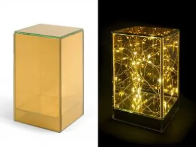 Immagine prodotto di H&H Luce Led In Vetro Oro Cm 18