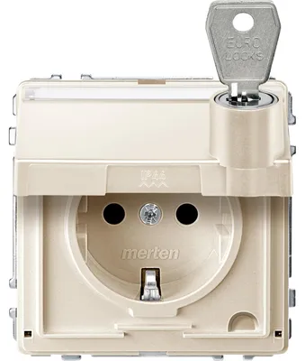 Produktbild von Merten SCHUKO-Steckdose ws MEG2317-7244