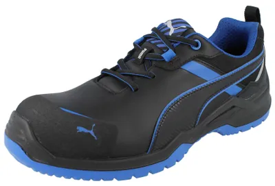 Produktbild von PUMA Krypton Low Herren Sicherheitshalbschuhe S3S schwarz blau - Größe: 36