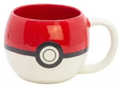 Obrázek produktu pro Dolomit, 3D hrnek o objemu 450 ml, v dárkové krabičce s motivem Pokémon Pokeball