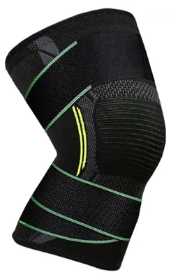 Obrázek produktu pro Kolenní bandáž XXL – podpora kolene – zmírnění bolesti – osteoartróza kolene – problémy s meniskem – 2 kusy – ortéza na koleno