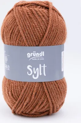 Produktbild von Gründl Sylt Strickwolle 80 % Polyacryl 20 % Wolle, 100 g, 130 m, Nadelstärke 7,0-8,0