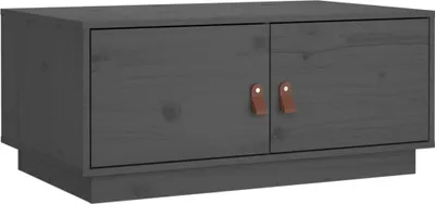 Produktbild von vidaXL Couchtisch Grau 80x50x35 cm Massivholz Kiefer