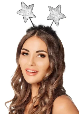 Immagine prodotto di Stella a cerchio per adulti Accessorio per Capodanno argento-colore-nero -